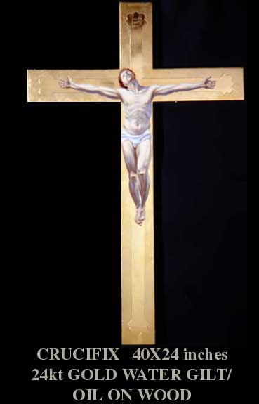 Crucifix by artist David Hewson